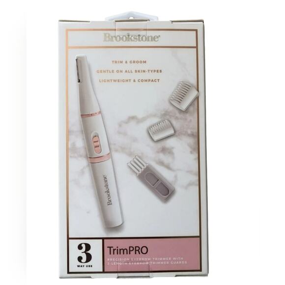 BROOKSTONE TRIMPRO CORDLESS PRECISION EYEBROW TRIMMER - Picture 2 of 7